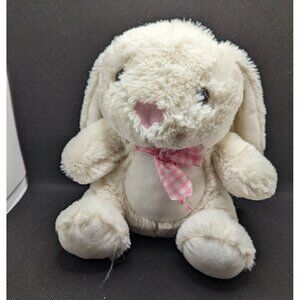 Inter American products bunny rabbit plush‎ white pink 8: stuffed animal